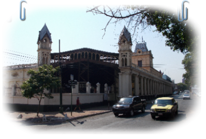 Bahnhof Asuncion Das Alte Bahngebäude