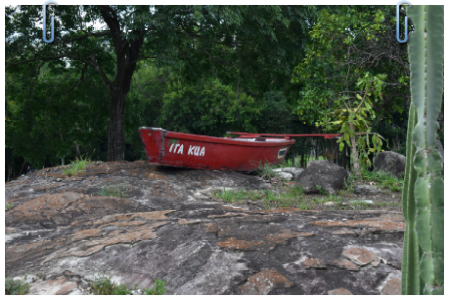 Boot im Eingangsbereich