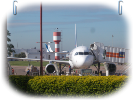 Air Europa Flugzeug kurz vorm Einstieg