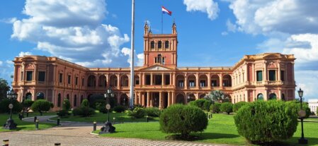 Palacio de López ist der Regierungspalast und Amtssitz des Präsidenten Palacio de López Asunción
