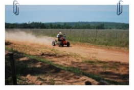 Quad auf der Strecke Es brummt
