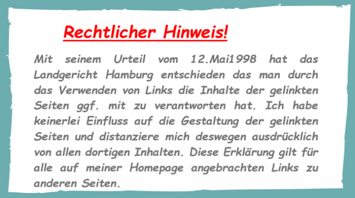 Kleingedrucktes 