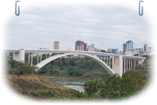 Puente Internacional de la Amistad Neu renovierte Brücke